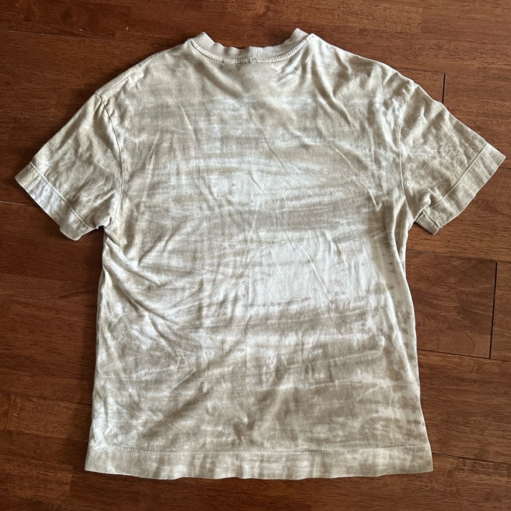 COLLUSION Tie Die Neutral Beige Tee / T shirt - Size XS